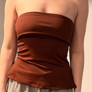 Amazon Essentials Rust Brown Tube Top